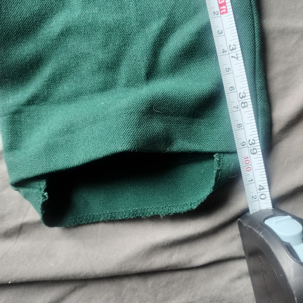 Zara High Rise Green Dress Pants - Picture 2 of 5